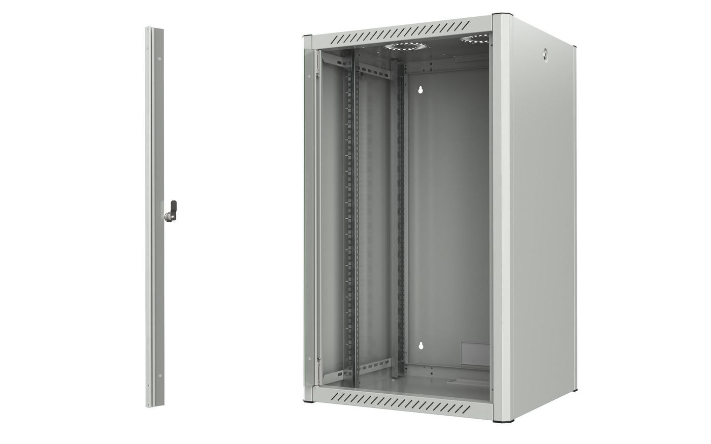 Lanview RWP20U56WH rack cabinet 20U Wall mounted rack White – image 2