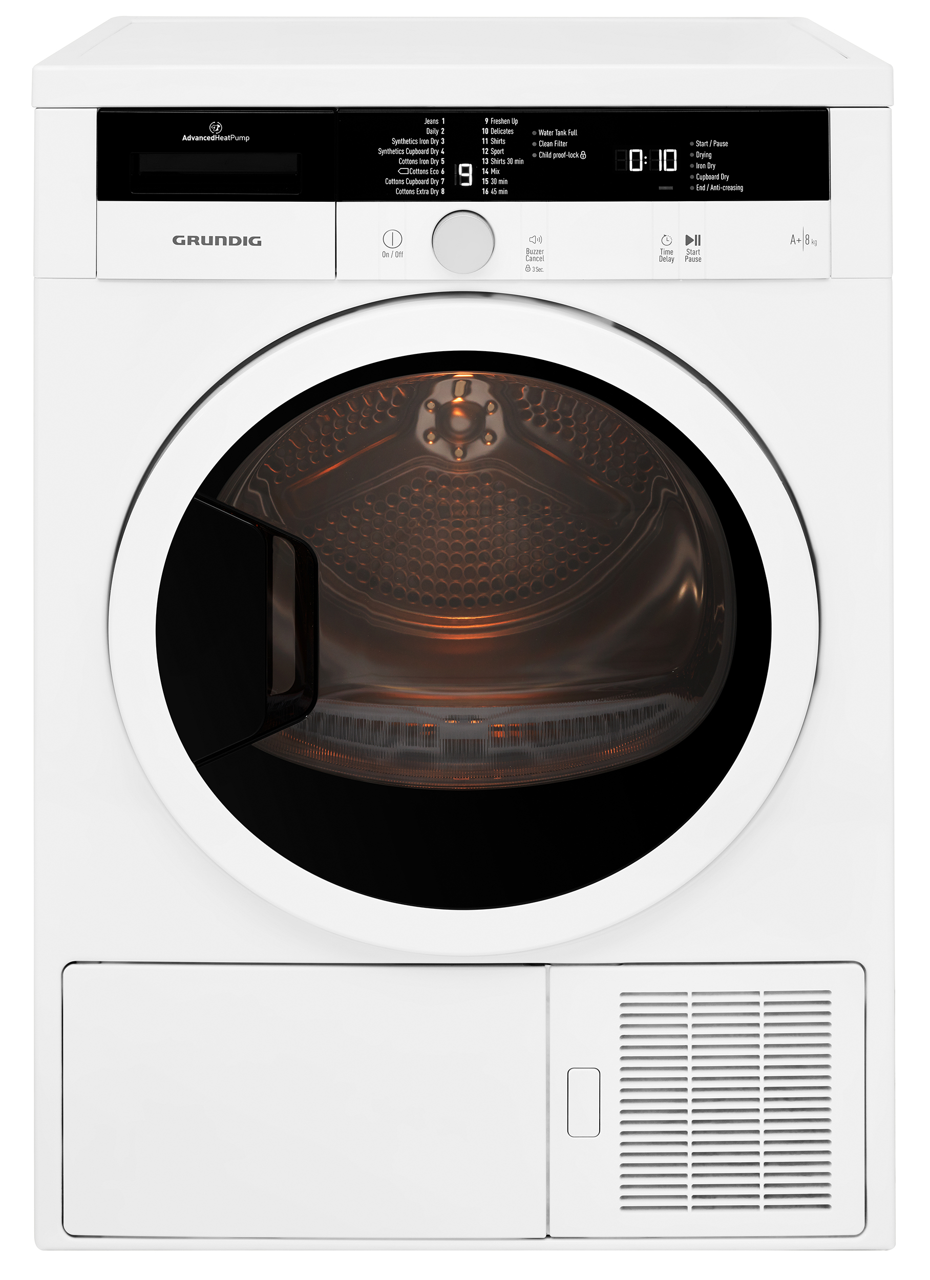 Grundig GTN28240GW tumble dryer Freestanding Front-load – image 4