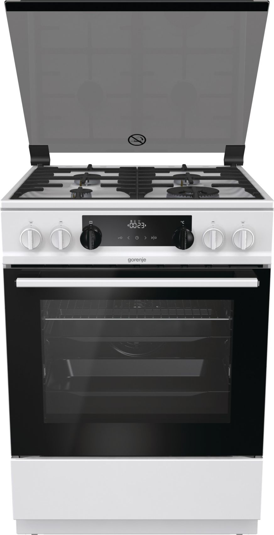 Gorenje K6352WA Freestanding cooker Electric Gas White – image 3
