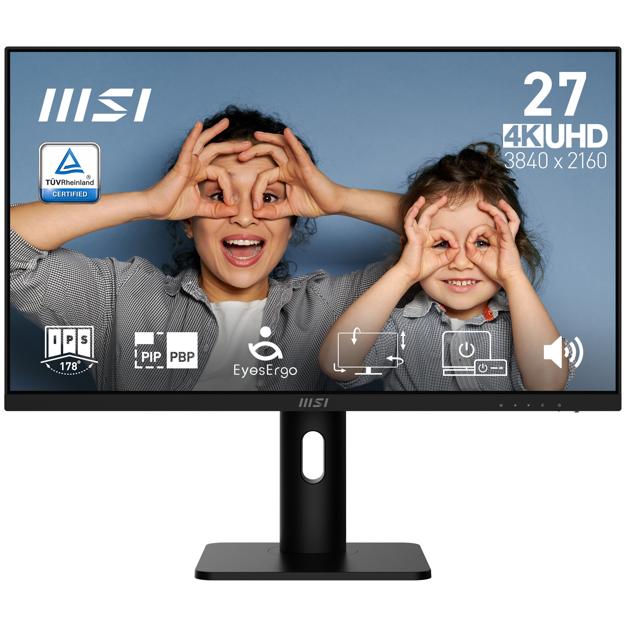 MONITOR MSI PRO MP273UP E6 27" IPS 3840 x 2160 HDMI Altavoces
