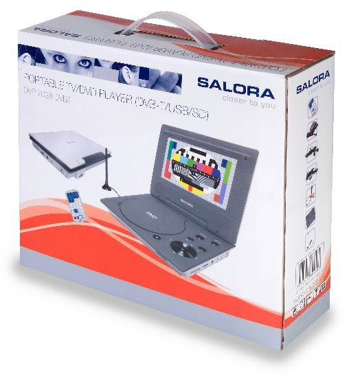 Salora DVP7028DVBT portable DVD/Blu-Ray player – image 2