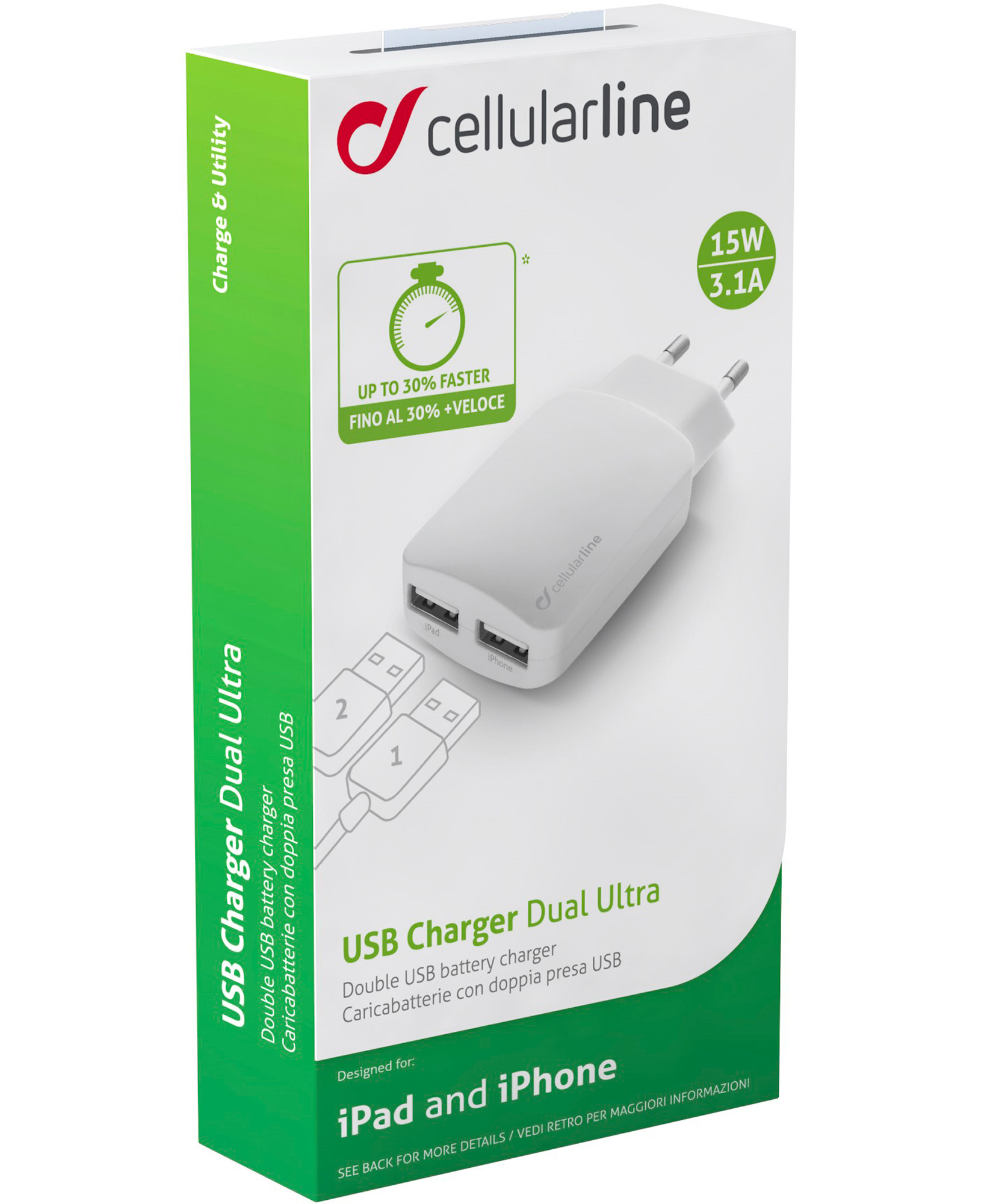 Cellularline USB Charger Dual Ultra – image 3