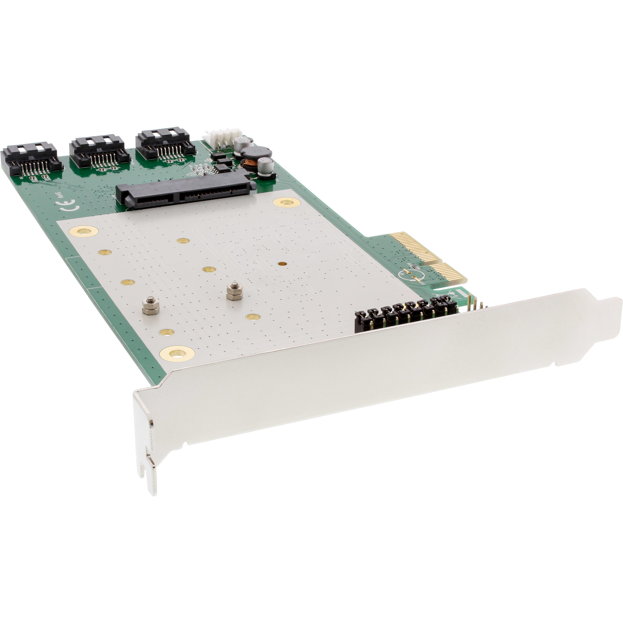 InLine RAID Controller 2x M.2 NGFF 4x SATA – image 1
