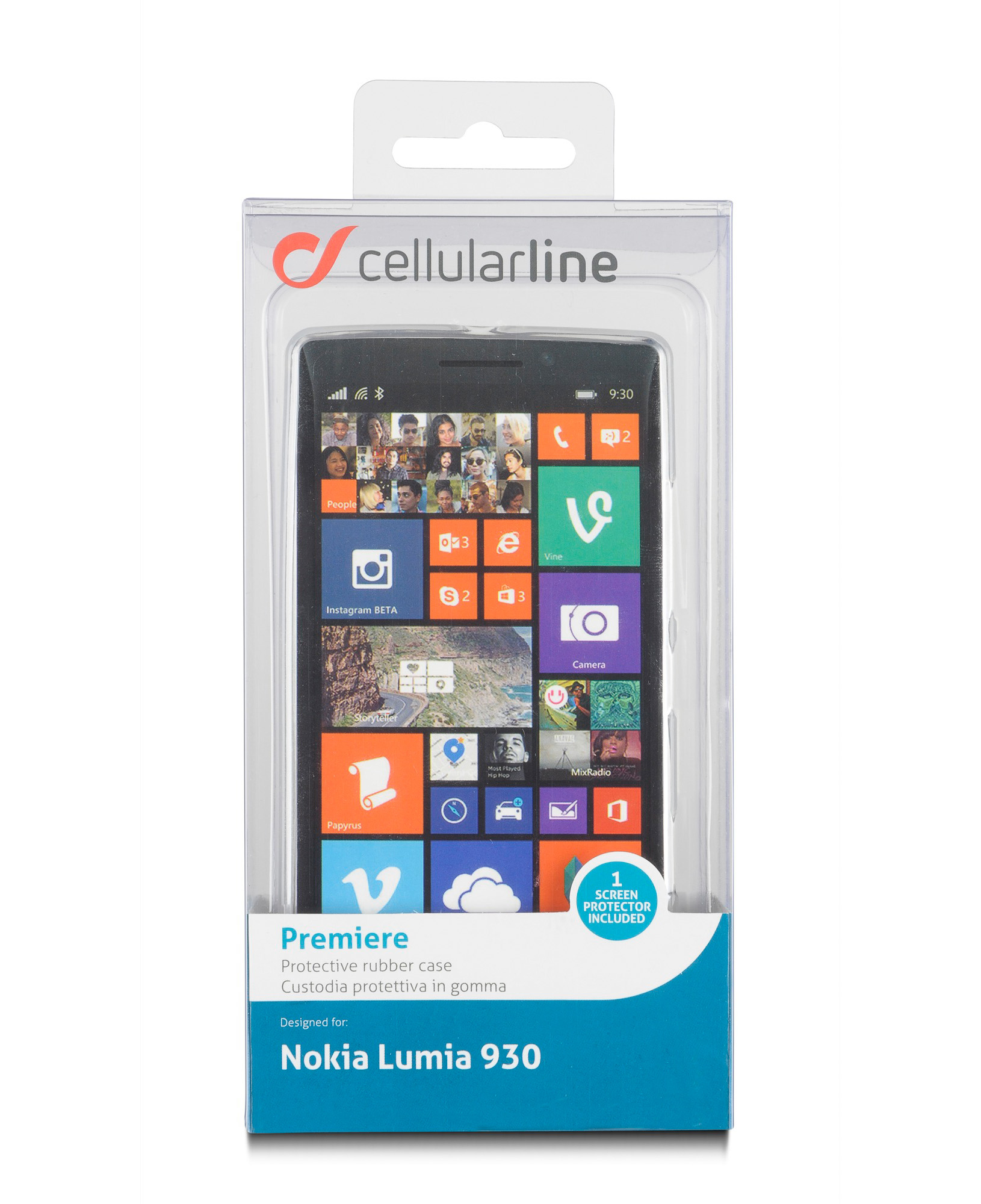 Cellularline Premiere Lumia 930- Transparent – image 2