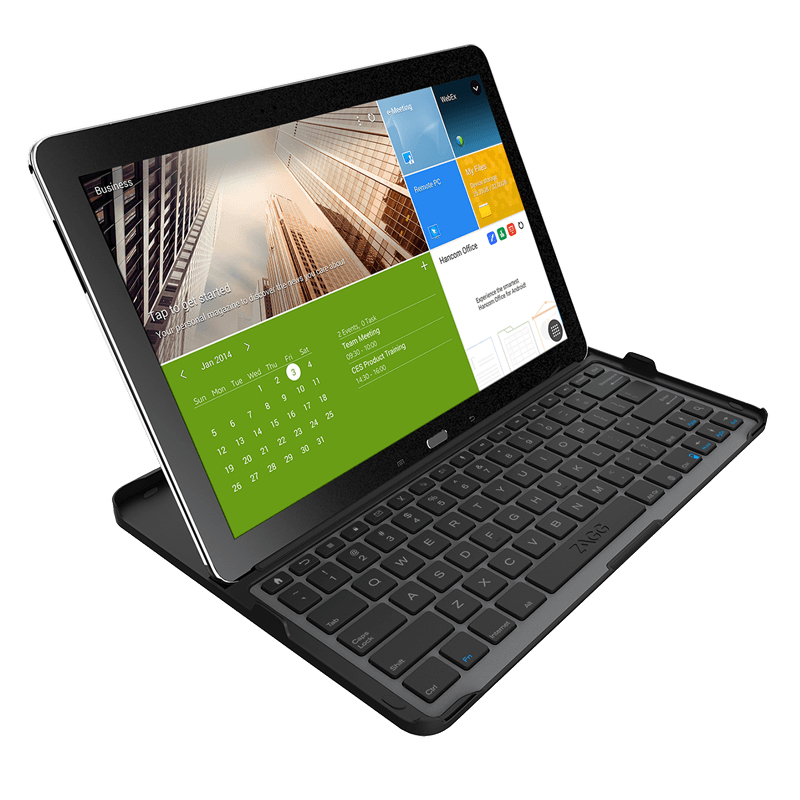 ZAGG N12PKB-BB0 mobile device keyboard Bluetooth Black