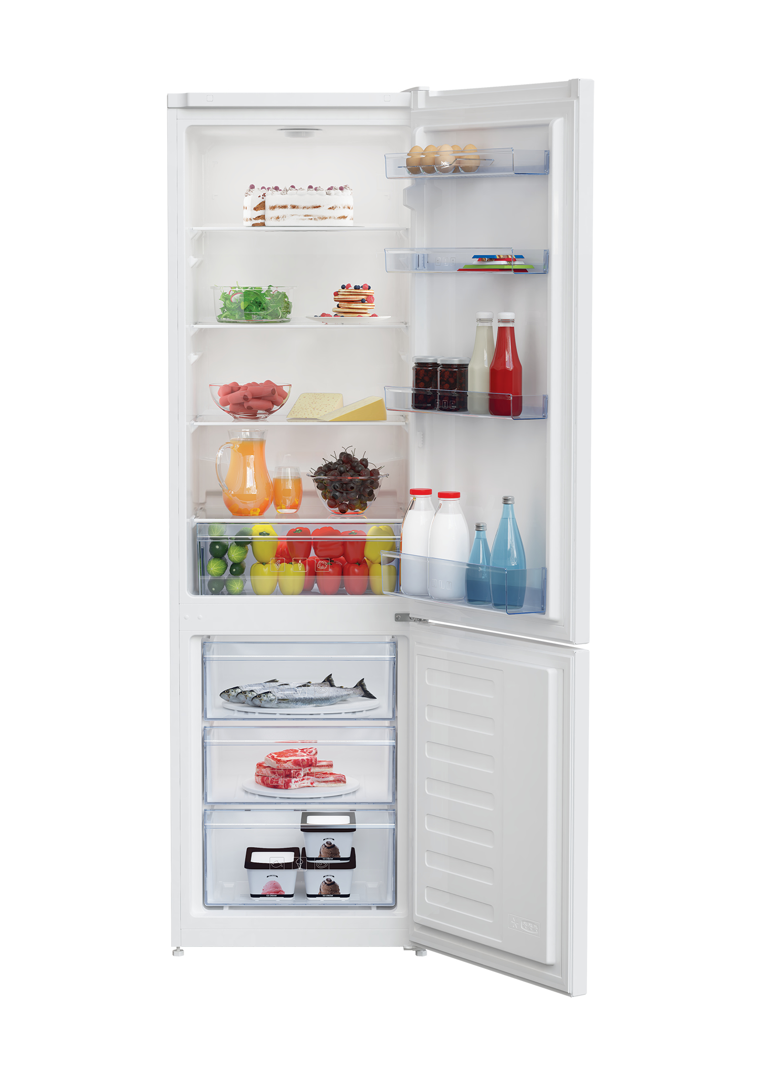 Beko RCSA300K20W fridge-freezer Freestanding – image 2