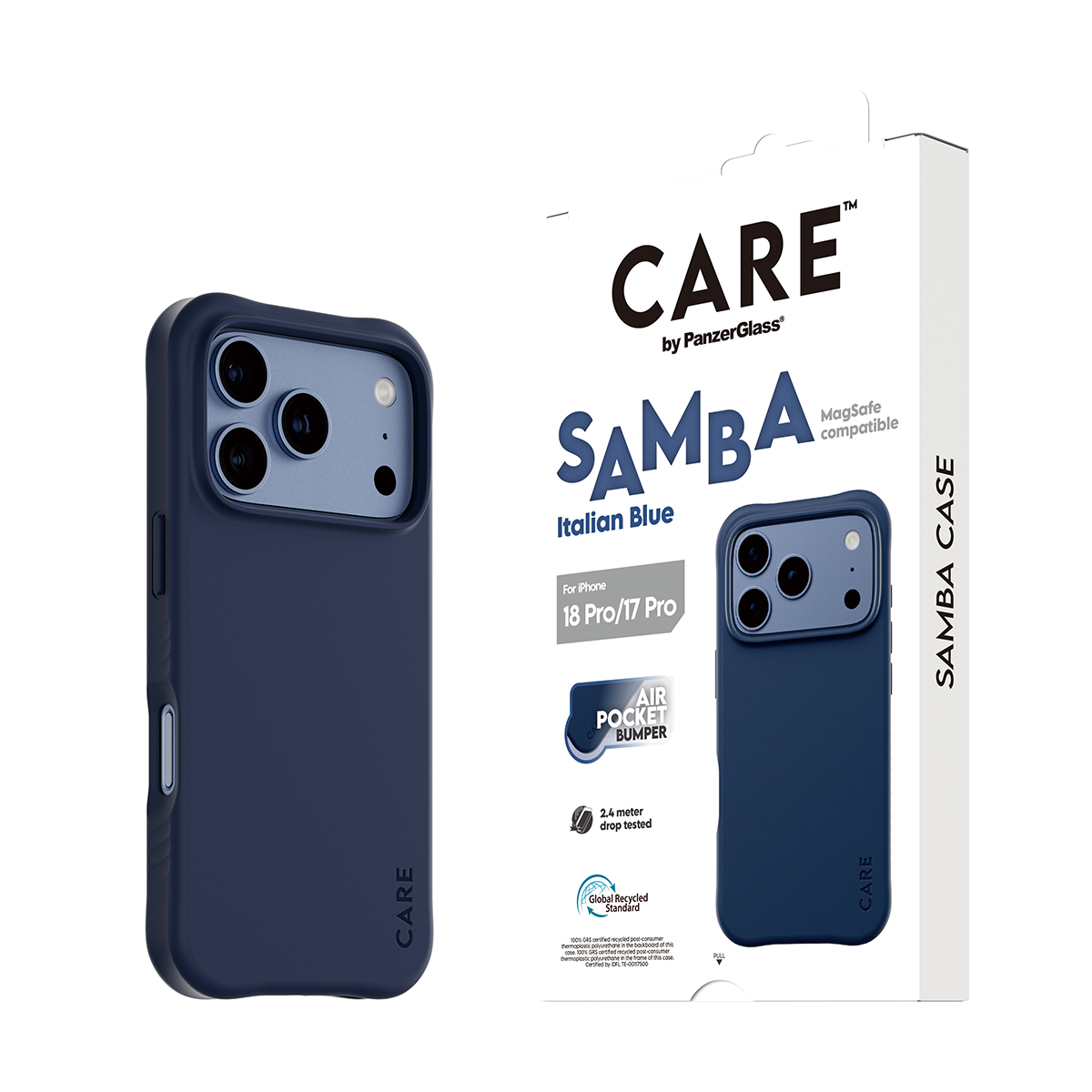 PanzerGlass CARE™ by PanzerGlass® Samba Case Italian Blue w. MagSafe iPhone 18 Pro | 17 Pro – image 6