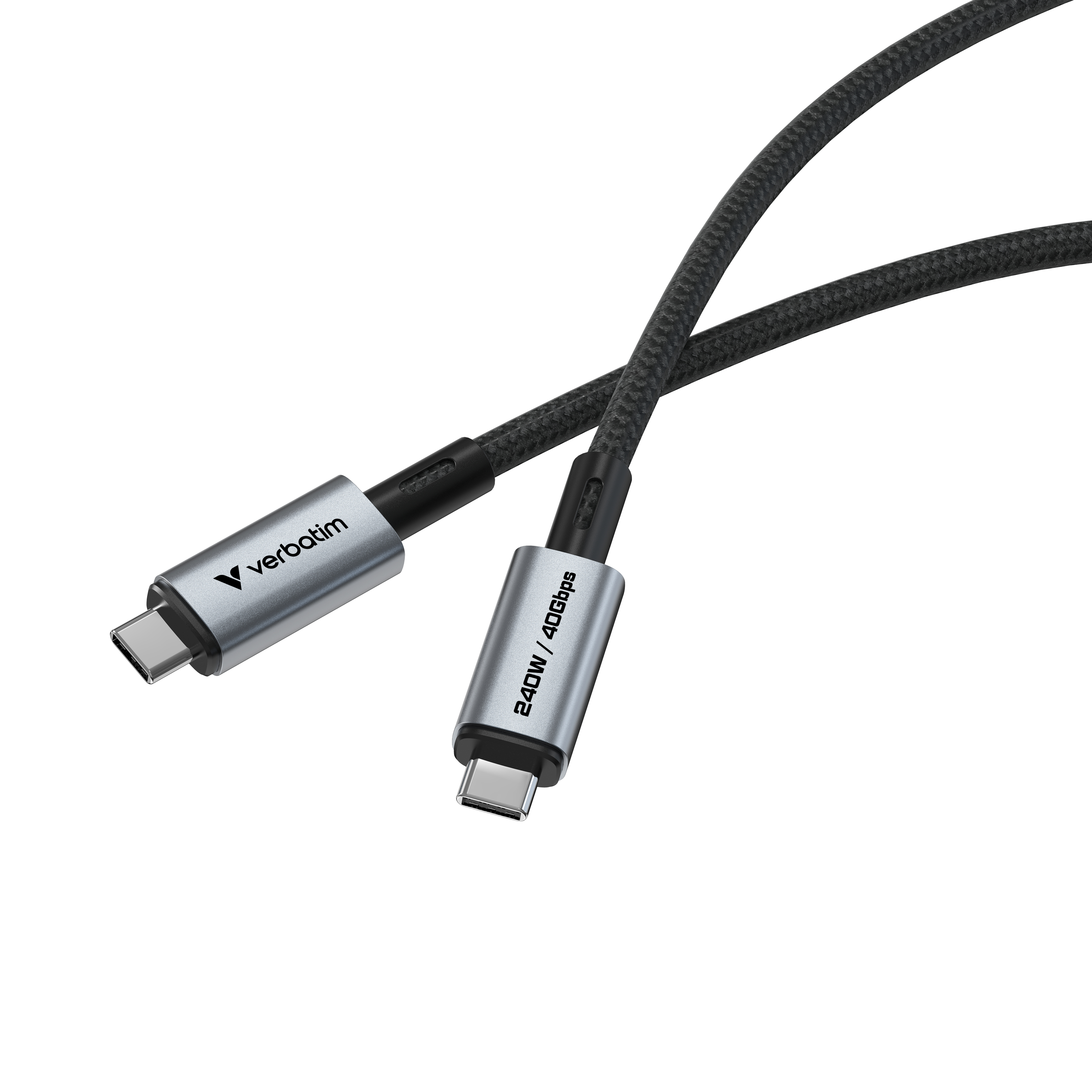 Resim Verbatim 31847 USB4 Gen 2x2 USB C - USB C Kablo, 120 cm, Siyah