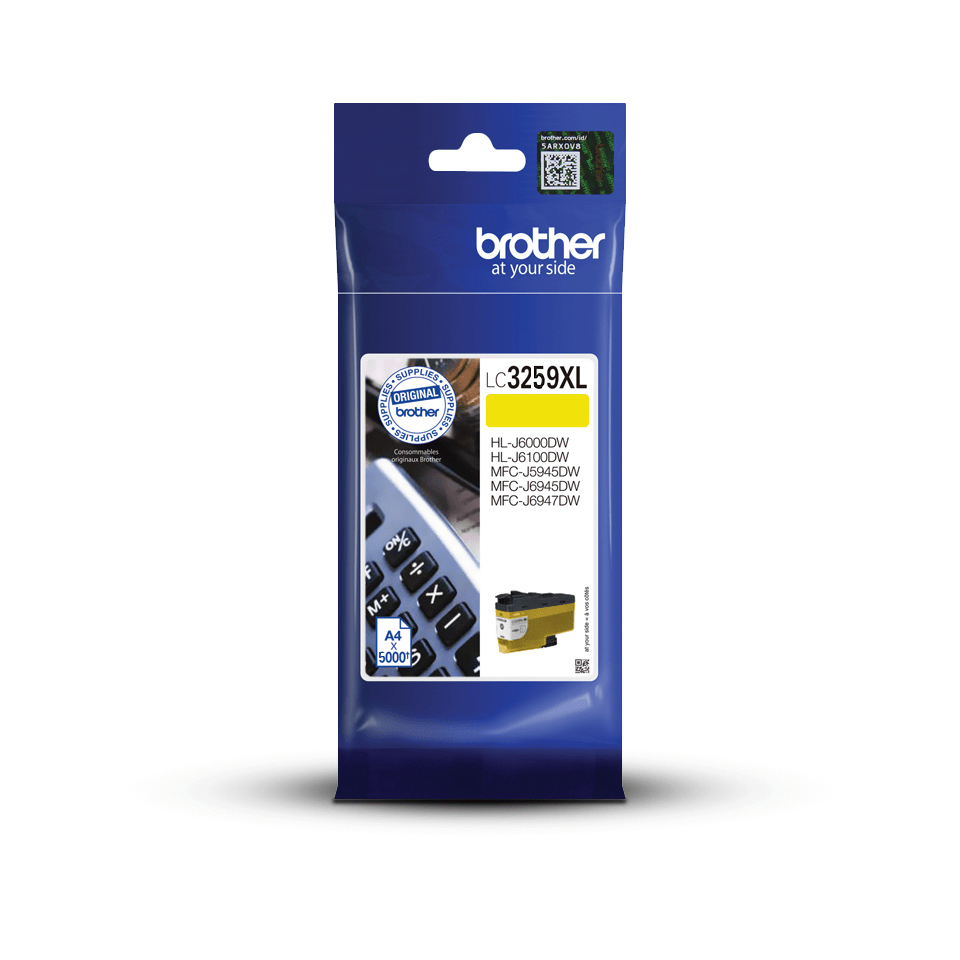 BROTHER LC3259XLYP CARTUCCIA INK JET GIALLO ALTA CAPACITA' …