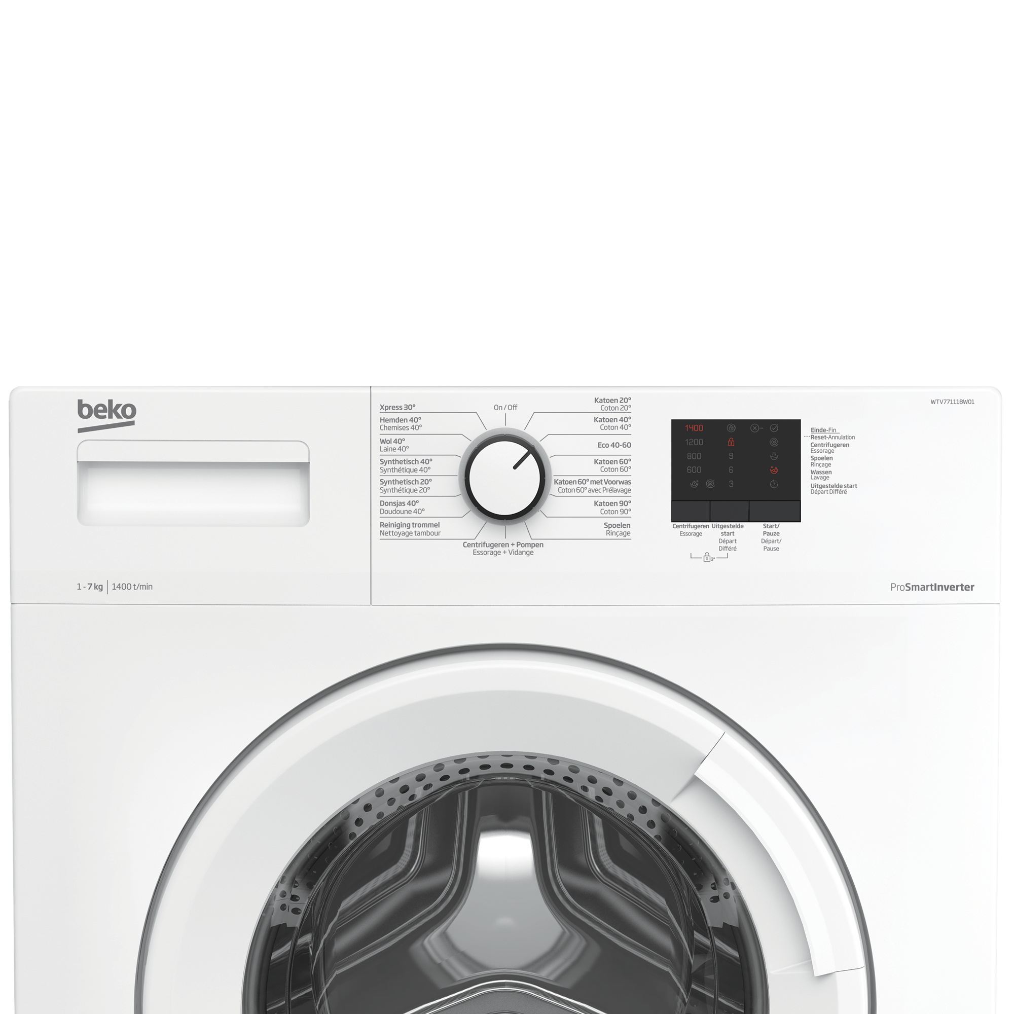 Beko WTV77111BW01 washing machine Front-load – image 3