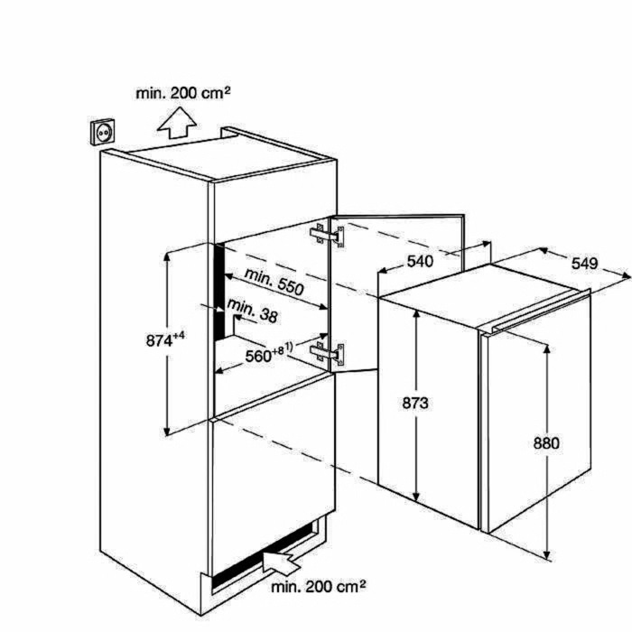 Electrolux LRB2AF88S fridge Built-in – image 2