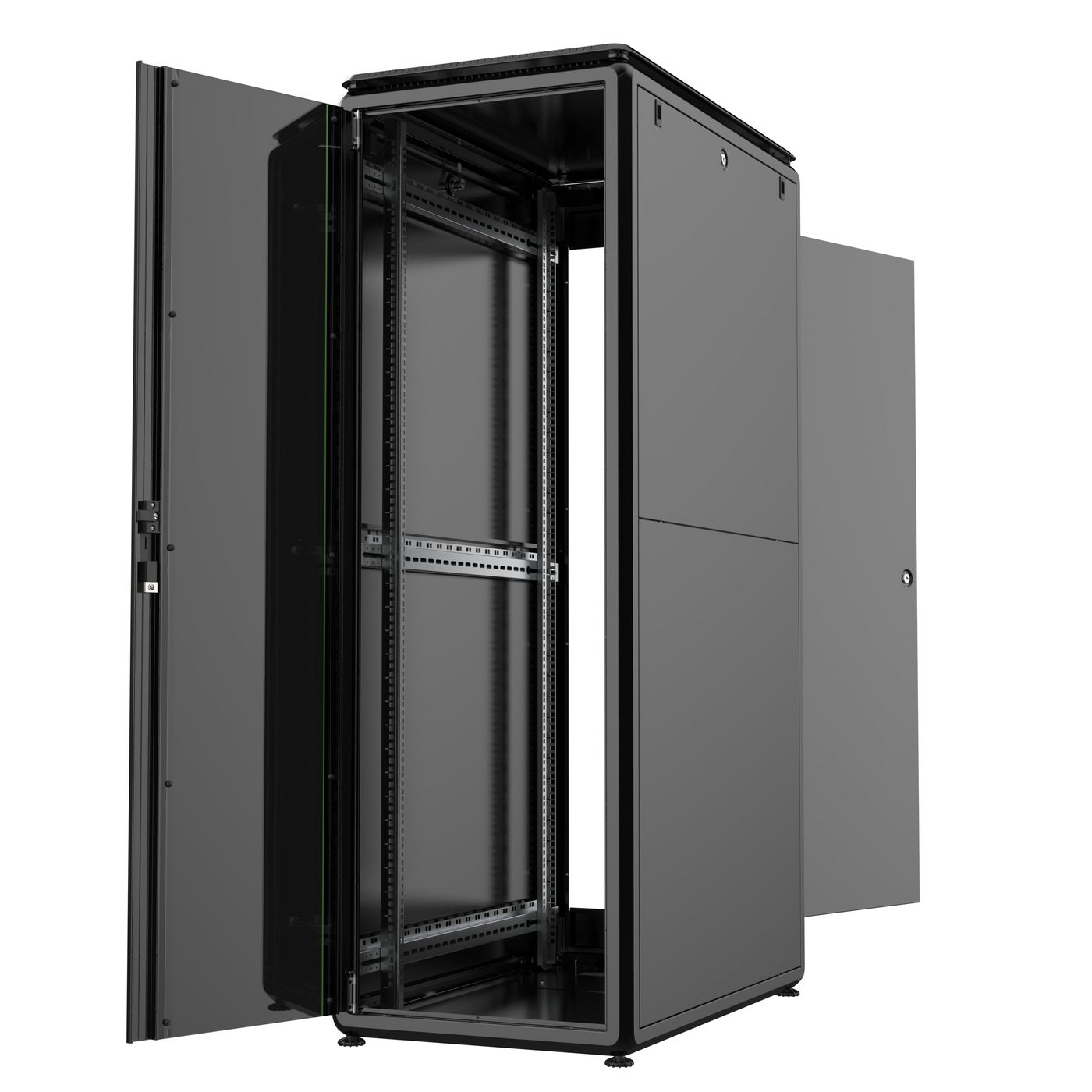Lanview RDL36U61BL rack cabinet 36U Freestanding rack Black – image 2