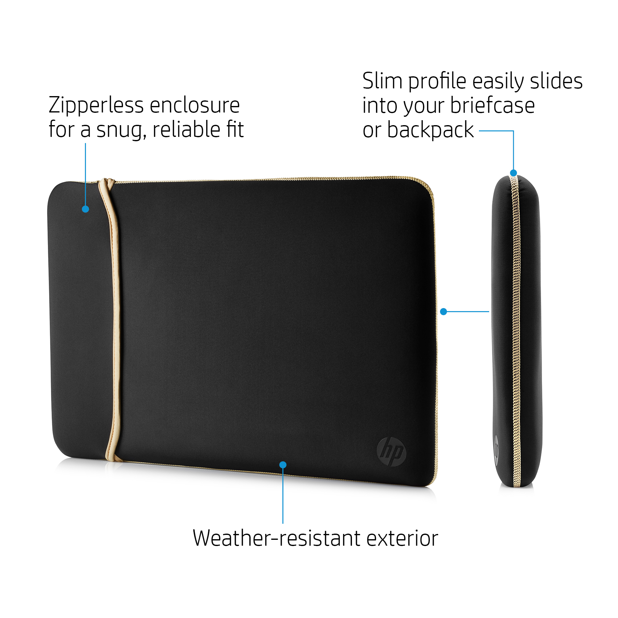 HP 14" Neoprene Reversible Sleeve – image 7