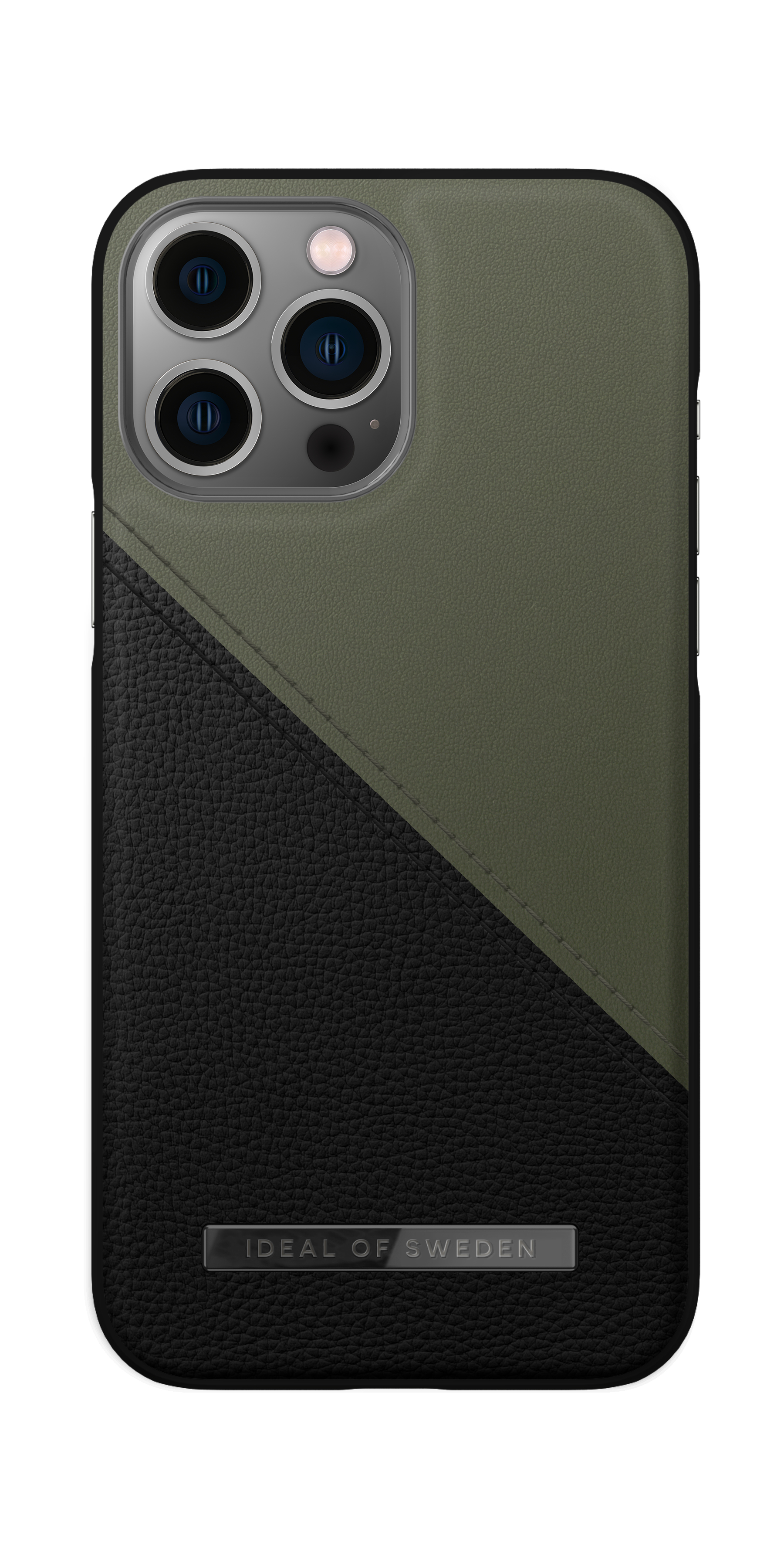 iDeal of Sweden Atelier Case iPhone 12PM/13PM Onyx Black Khaki – image 4