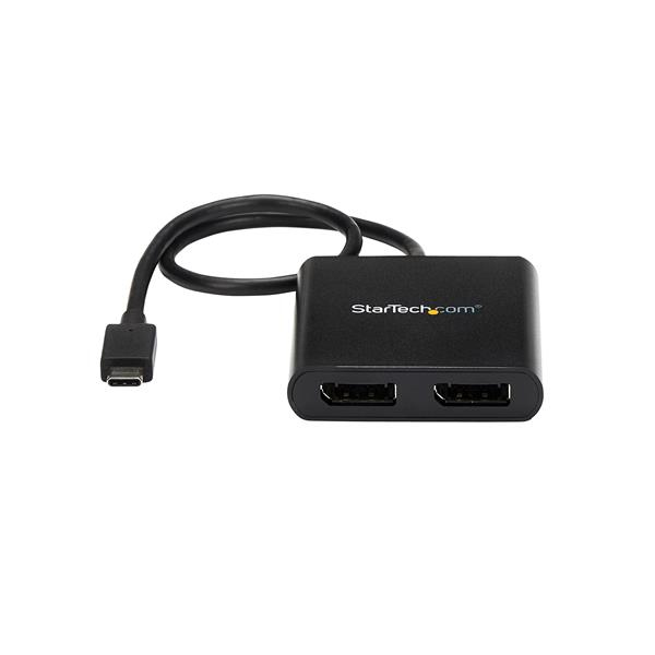 StarTech.com USB-C to Dual DisplayPort 1.2 Adapter, USB Type-C Multi-Monitor MST Hub, Dual 4K – image 5
