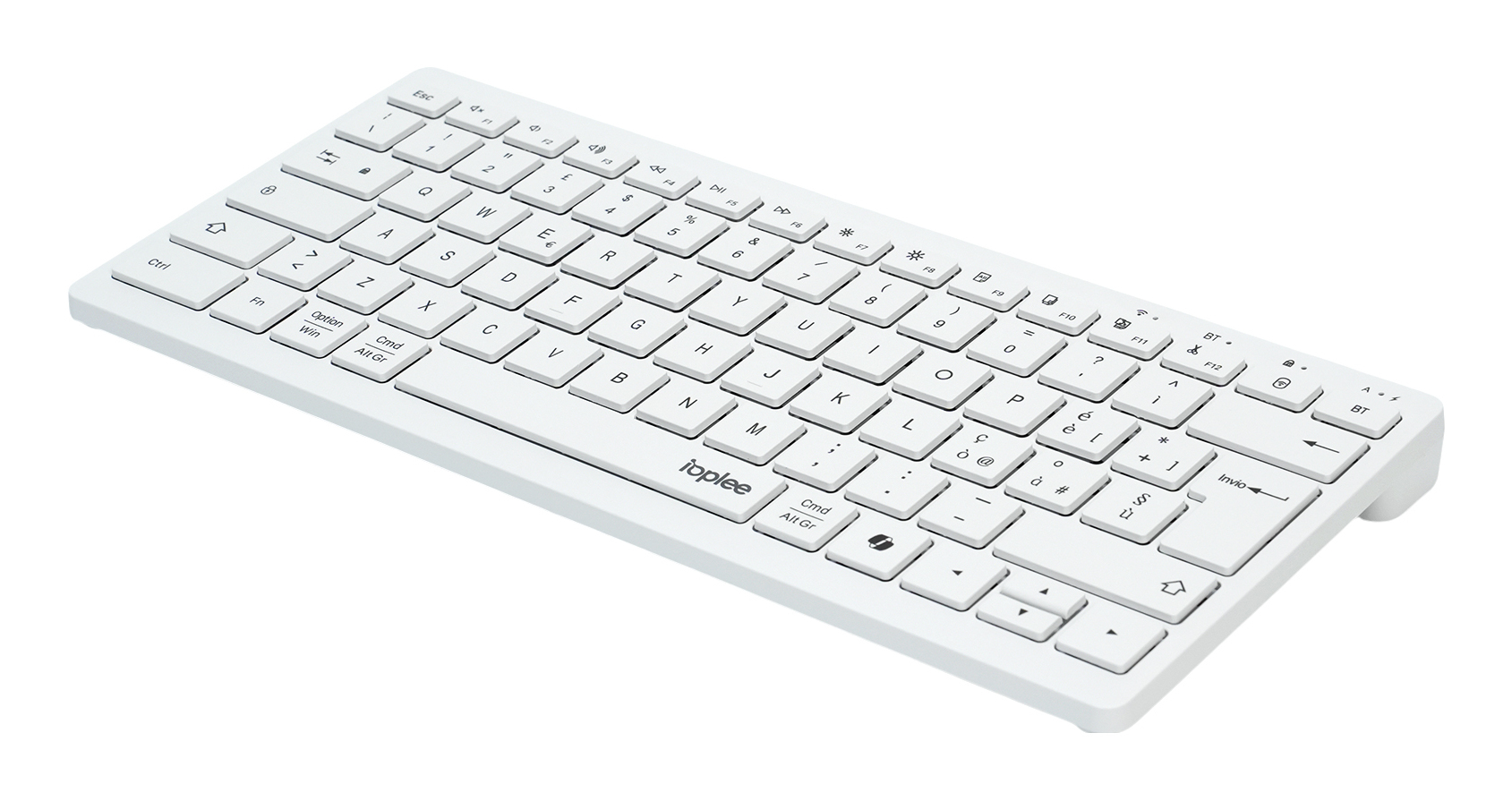IOPLEE IOPEXTRCKBW583 keyboard Universal RF Wireless + Bluetooth QWERTY Italian White – image 4