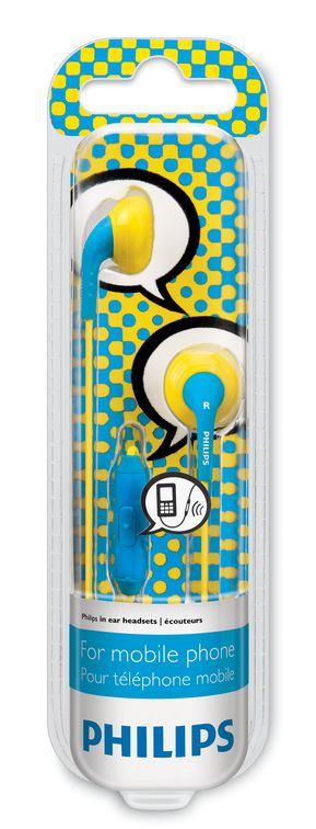 Philips SHE2675YB/28 headphones/headset Wired In-ear Blue, Yellow – image 2