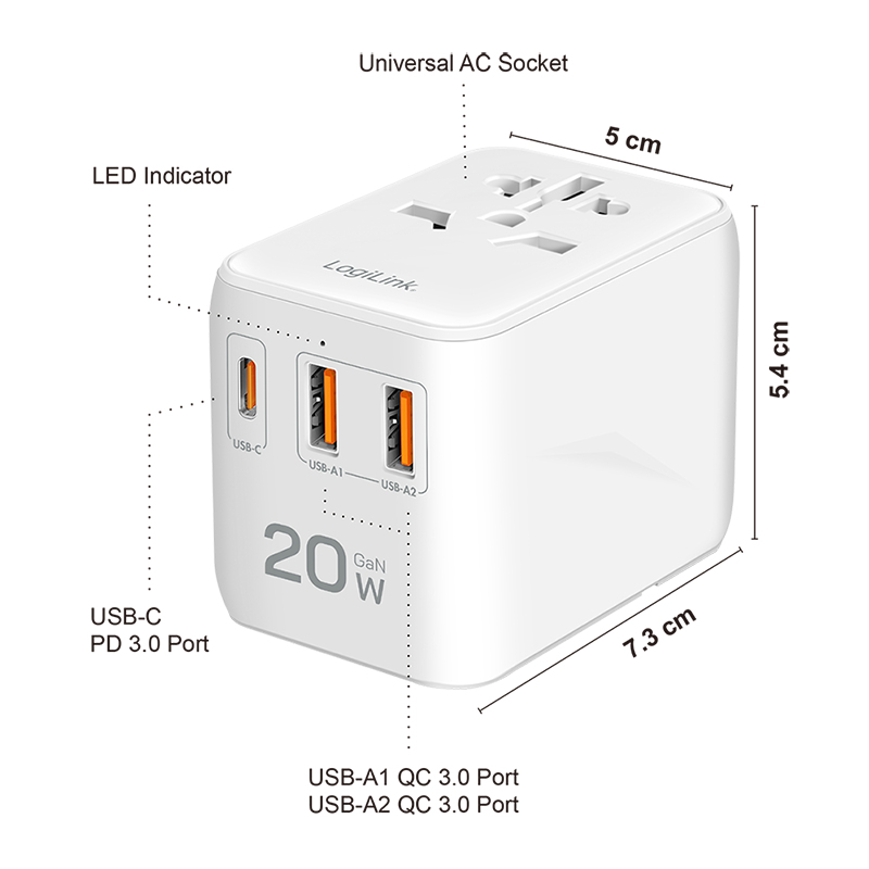 LogiLink PA0356 power adapter/inverter Indoor – image 6
