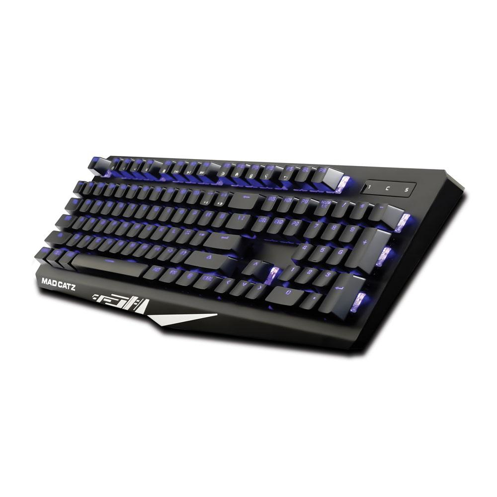 Teclado Gamer Mad Catz S.T.R.I.K.E.4 - Alámbrico - Multimedia - RGB - KS13MMUSBL00