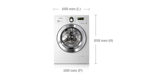 Samsung WF1804WPC washing machine Front-load – image 2
