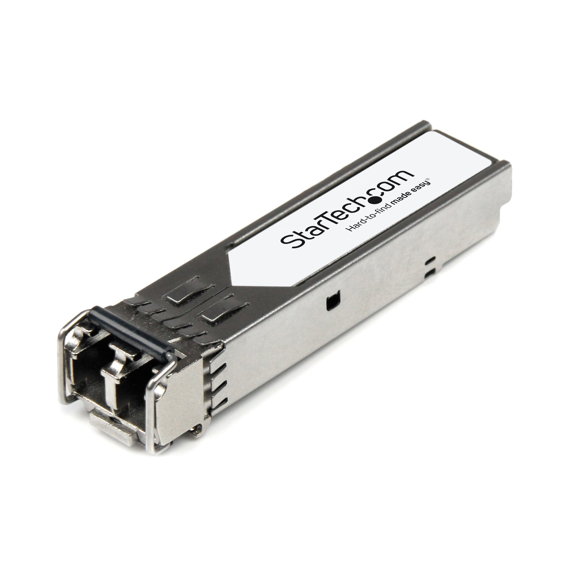 StarTech.com Extreme Networks 10051 Compatible SFP Module, 1000BASE-SX, 1GbE Multimode Fiber MMF Optic Transceiver, 1GE Gigabit Ethernet SFP, LC 550m, 850nm, DDM, Mini GBIC - Lifetime Warranty (10051-ST) - SFP (mini-GBIC) transceiver module (equivalent to: Extreme Networks 10051) - 1GbE - 1000Base-SX - LC multi-mode - up to 550 m - 850 nm - for Summit 24e3, Alpine 3802, Extreme Networks GM-16T3, GM-16X3