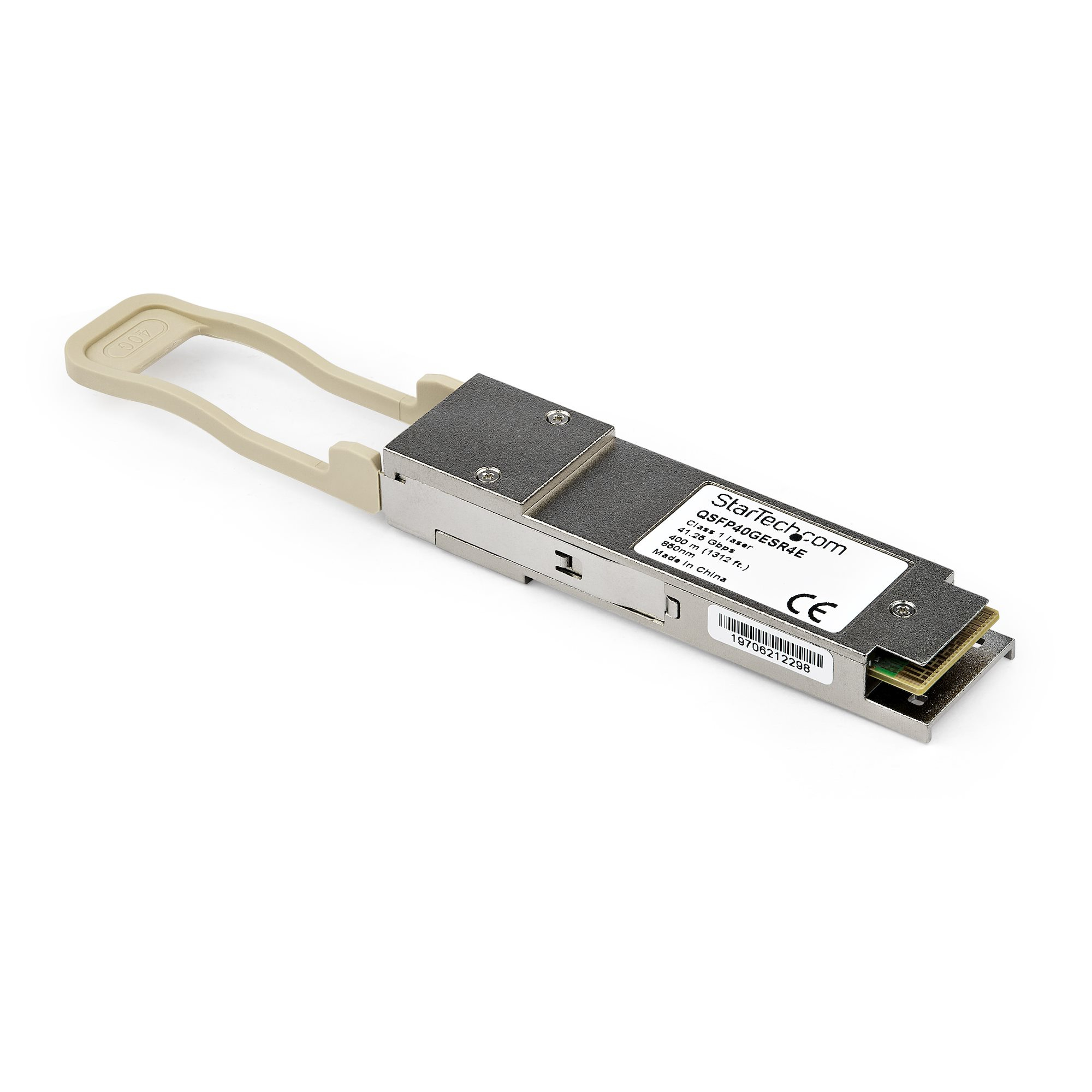 StarTech.com Cisco QSFP-40G-SR4-S Compatible QSFP+ Module, 40GBASE-SR4, 40GbE Multimode Fiber MMF Optic Transceiver, 40GE Gigabit Ethernet QSFP+ MPO 100m, 850nm DDM, Cisco Firepower, - Lifetime Warranty (QSFP-40G-SR4-S-ST) - QSFP+ transceiver module (equivalent to: Cisco QSFP-40G-SR4-S) - 40GbE - 40GBASE-SR4 - MPO multi-mode - up to 100 m - 850 nm