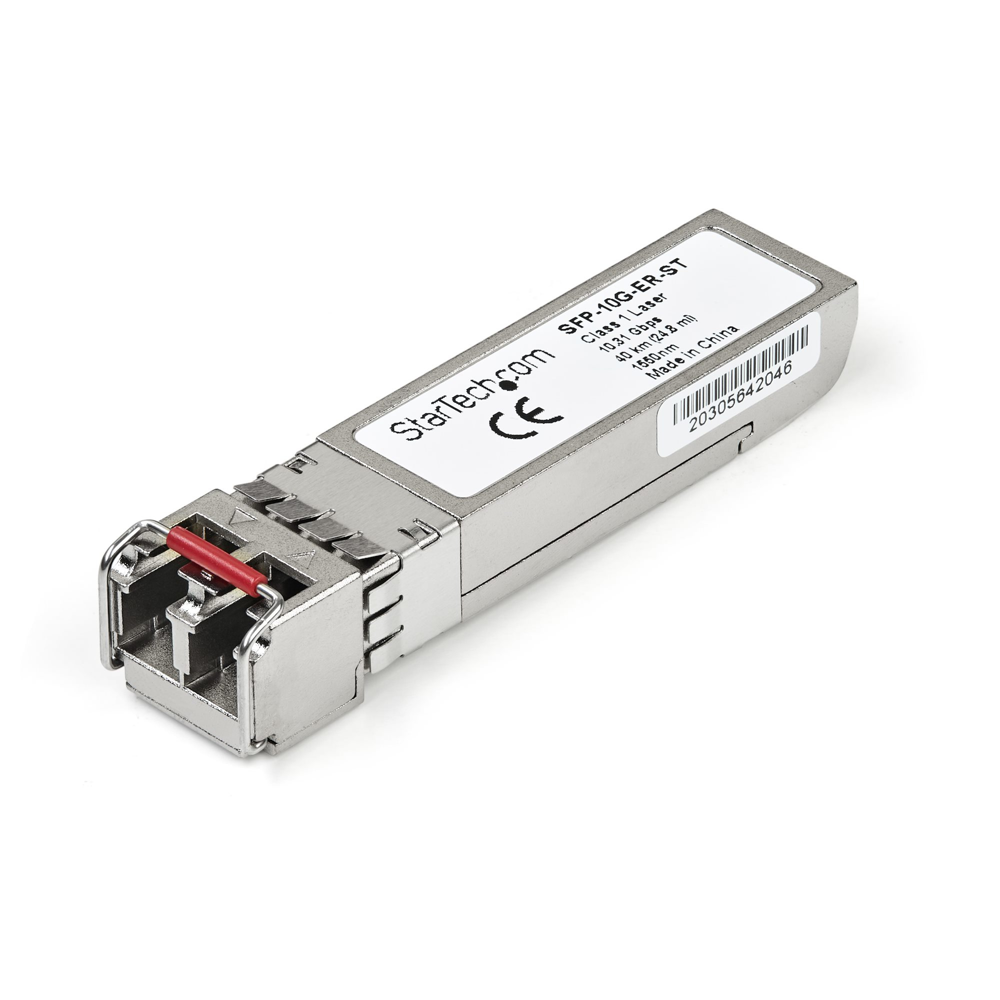 StarTech.com Cisco SFP-10G-ER Compatible SFP+ Module - Lifetime Warranty (SFP10GERST) - SFP+ transceiver module (equivalent to: Cisco SFP-10G-ER) - 10GbE - 10GBase-ER - LC single-mode - up to 40 km - 1550 nm