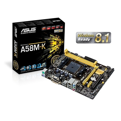 ASUS A58M-K AMD A58 FCH (Bolton D2) Socket FM2+ micro ATX