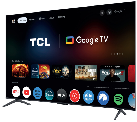Téléviseur QLED TCL 65C61K 65 pouces 4K UHD Smart TV HDR Compatible — photo 2