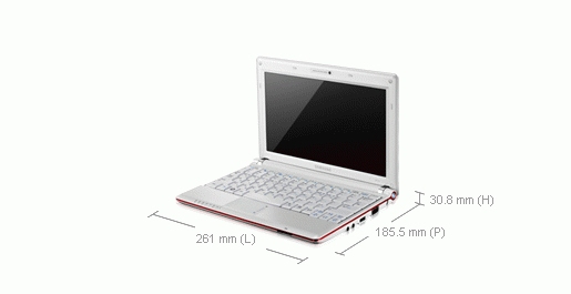 Samsung N110 Intel Pentium Mobile N270 Netbook – image 2