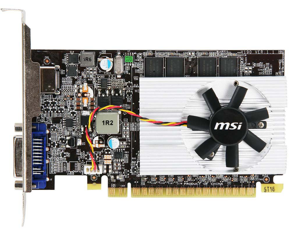 MSI N210-MD512 graphics card NVIDIA GeForce 210 GDDR2 – image 3