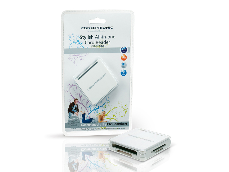 Conceptronic Stylish All-In-One Card Reader – image 4