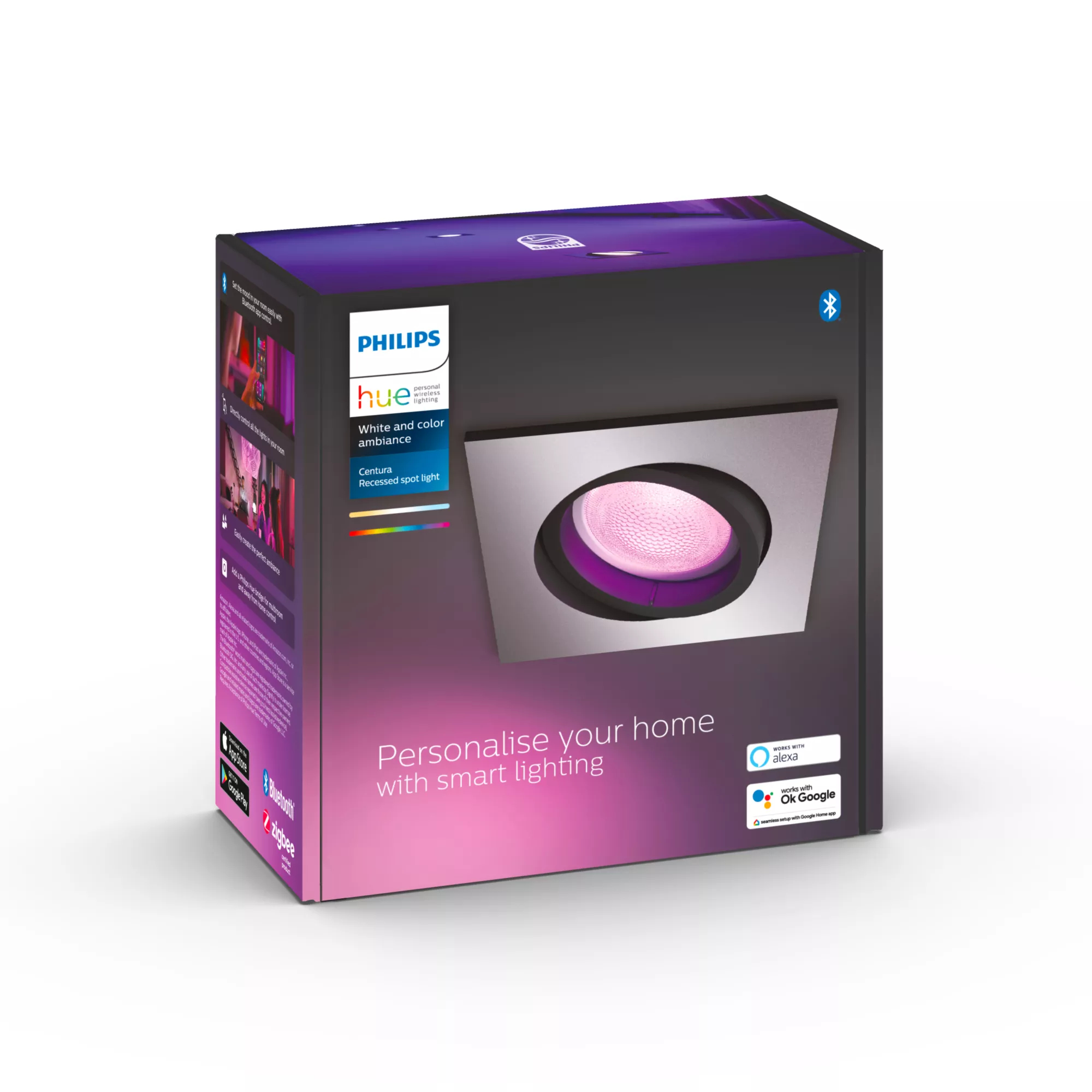Philips by Signify Philips Hue White and colour ambience Centura recessed spotlight – image 3