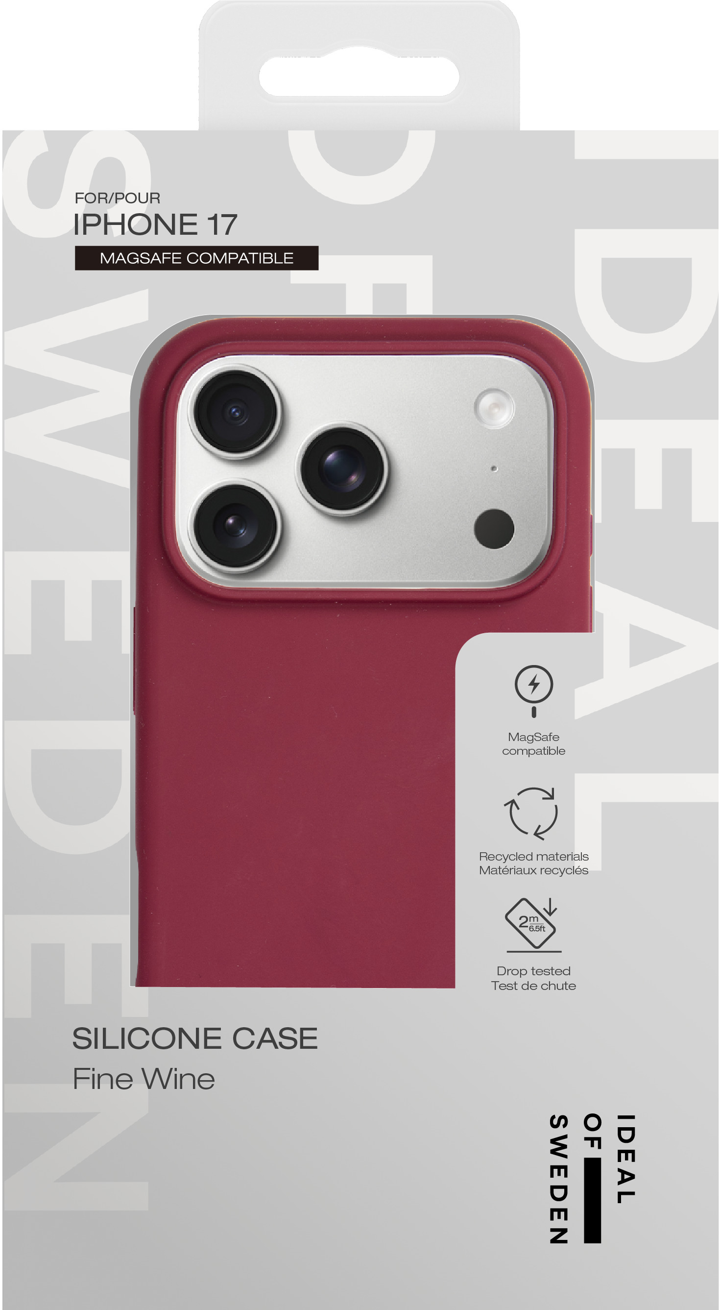 iDeal of Sweden Silicone Case MagSafe iPhone 17 Fine Wine – image 5