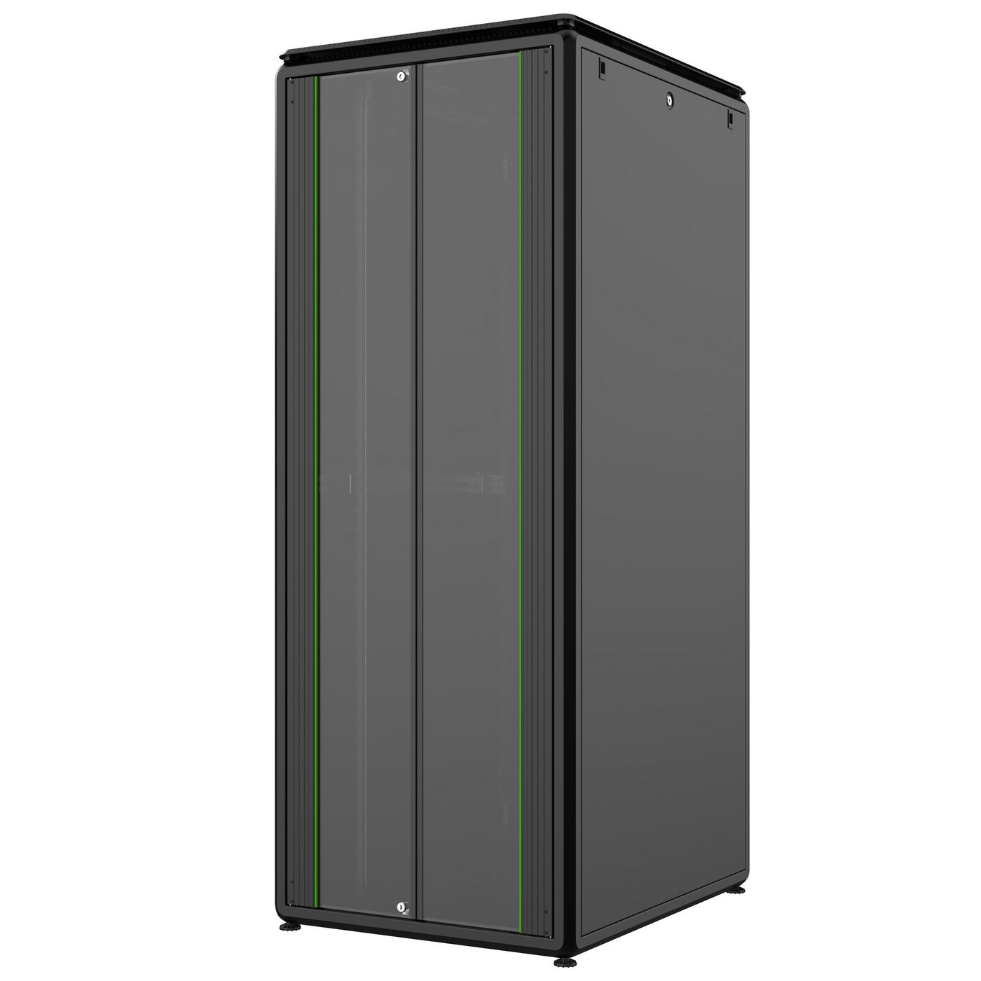 Lanview RDL42U81BL rack cabinet 42U Freestanding rack Black – image 1