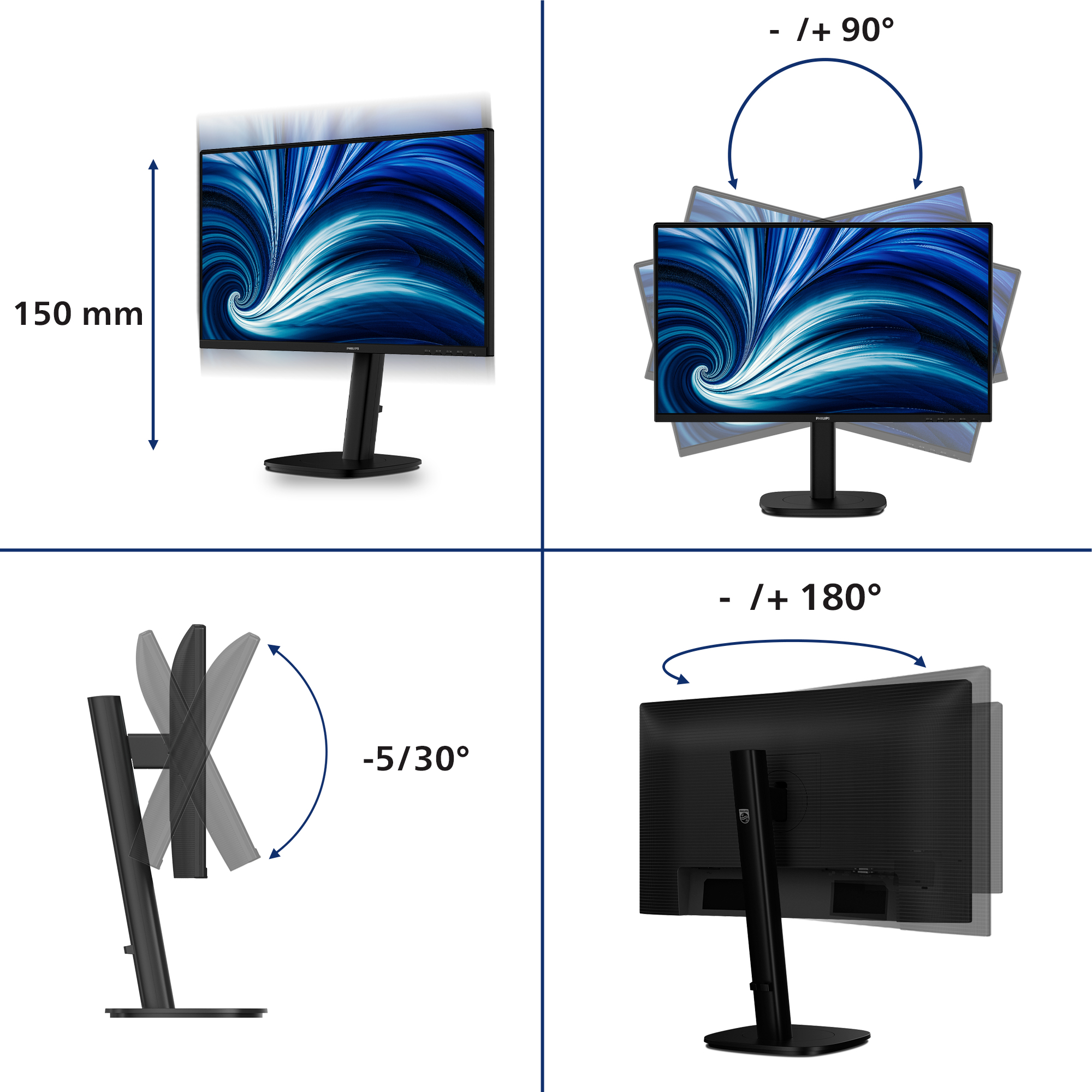 Philips 3000 series 24B2N3200A/69 computer monitor – image 3