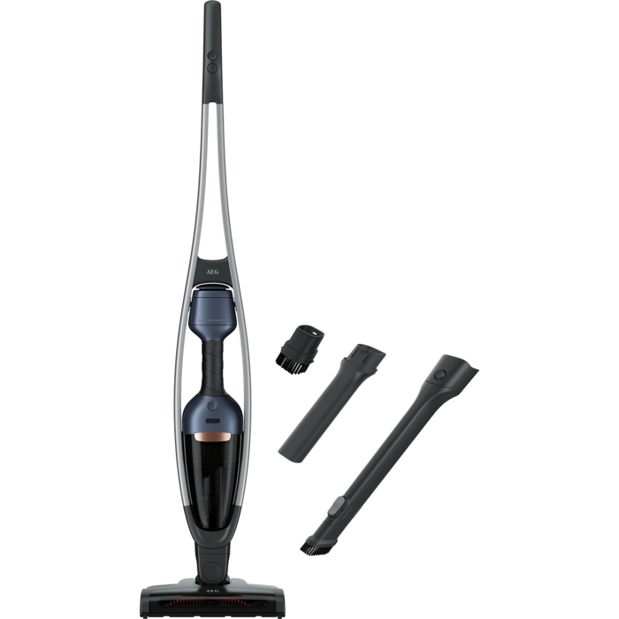 AEG QX9-1-50IB stick vacuum/electric broom Battery Dry Bagless Black, Grey, Blue – image 1