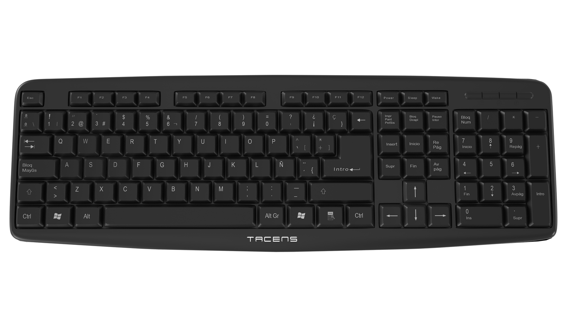 Tacens AAK0+ keyboard Universal USB Black