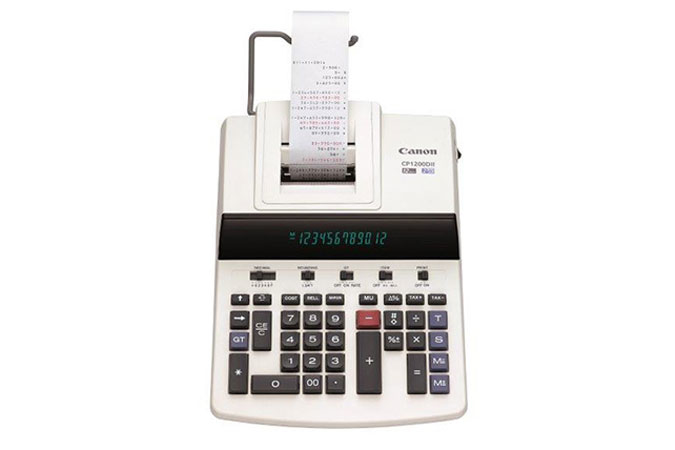 Canon CP1200DII calculator Desktop Printing White