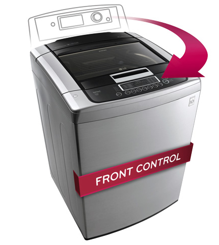 LG WT1201CV washing machine Top-load 1100 RPM Stainless steel – image 2