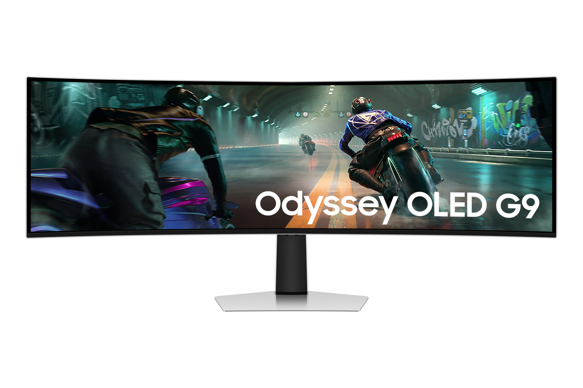 Samsung S49DG912SU Monitor PC 124,5 cm [49] 5120 x 1440 Pixel Dual QHD OLED Argento (49IN ODYSSEY OLED G9 DQHD 144HZ)