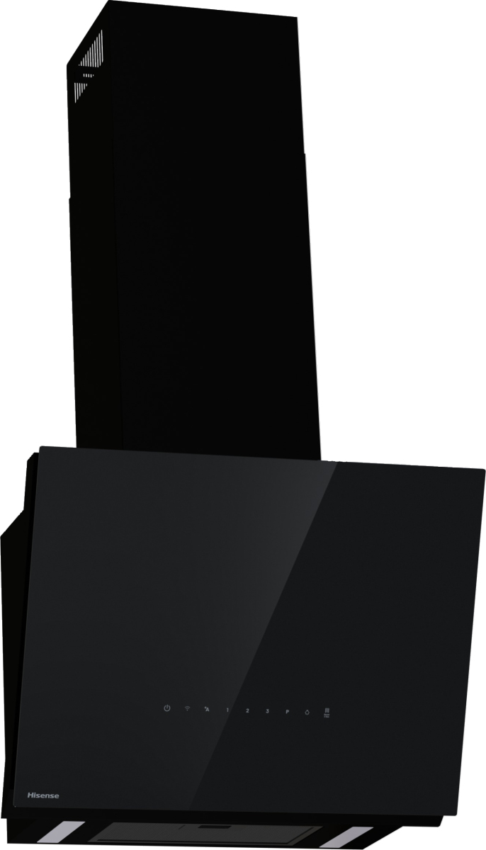 59,5 cm wall mounted cooker hood with strong ventilation that adapts to both everyday cooking and more intensive use. Hood Sync H2H and Pure Air Sensor