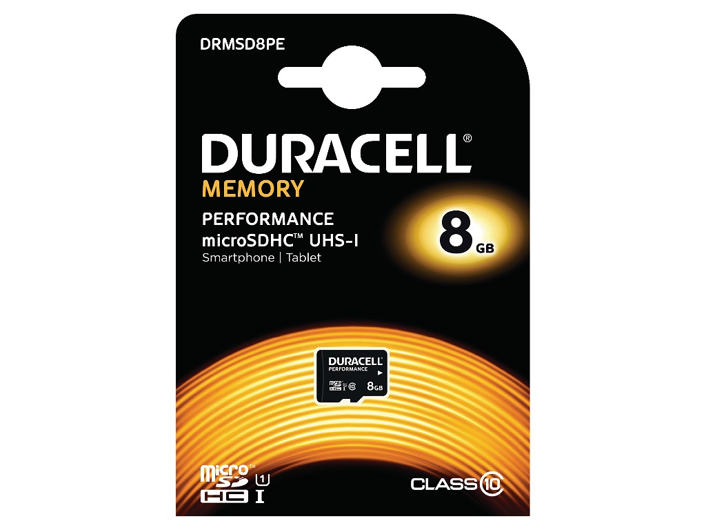 Duracell 8GB microSDHC Class 10 UHS-1 – image 1