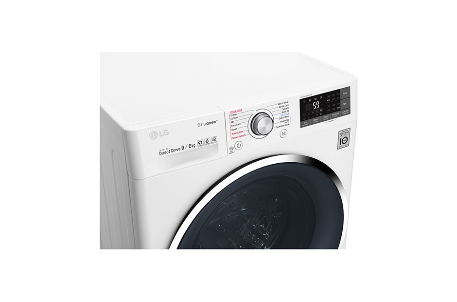 LG F4J8FH2W washer dryer Freestanding Front-load Black, White – image 9