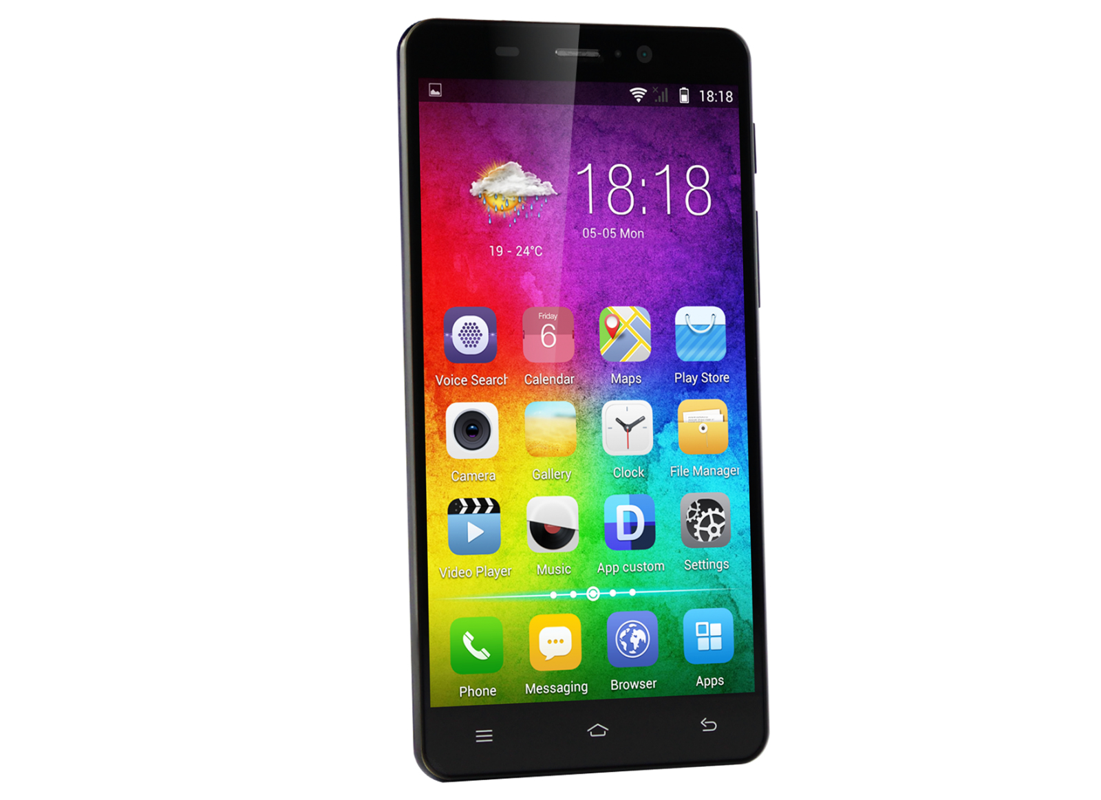 AOC P50 12.7 cm (5") Dual SIM Android 4.4.2 3G 1 GB 8 GB 2000 mAh Black – image 2