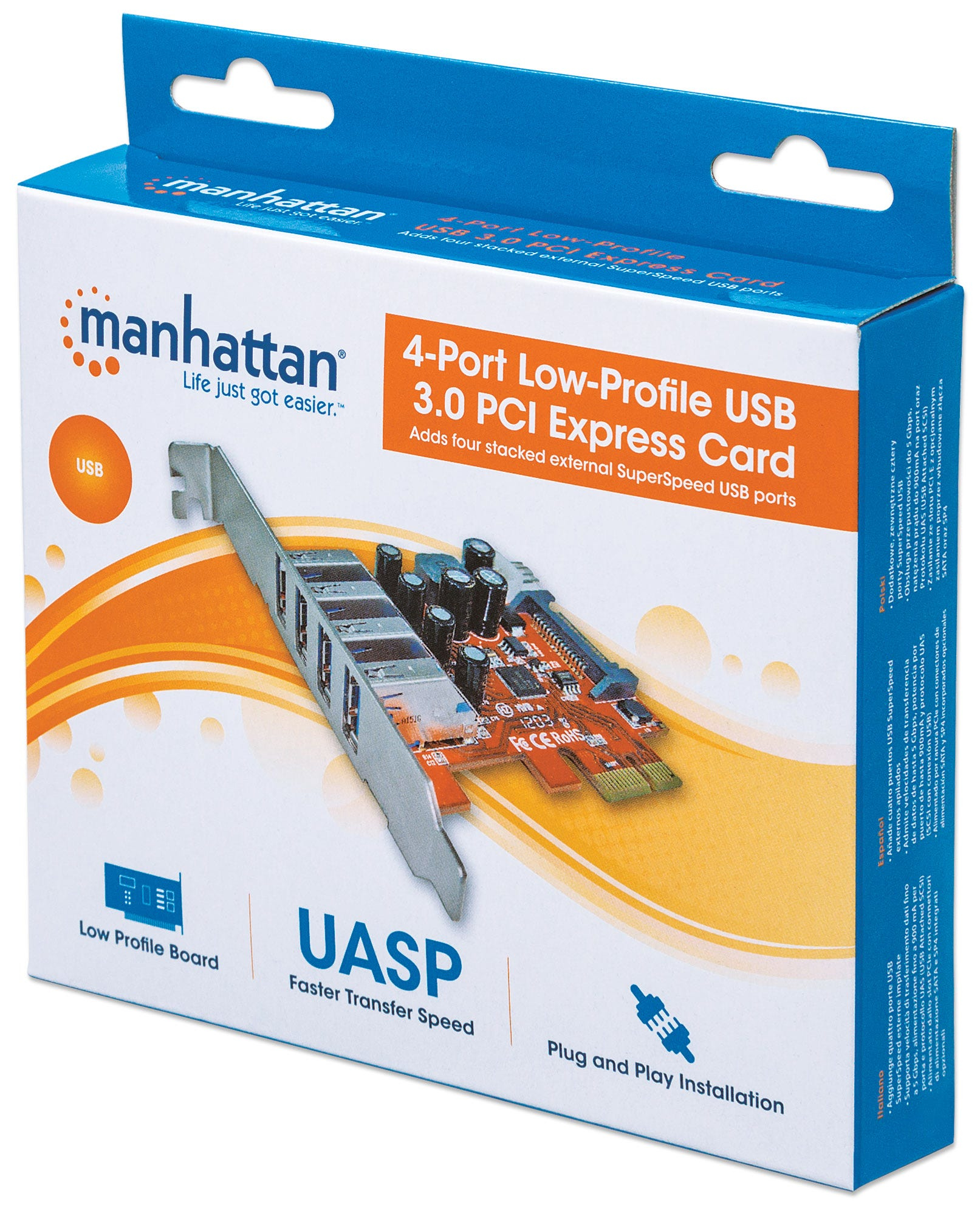 Manhattan 152884 interface cards/adapter Internal USB 3.2 Gen 1 (3.1 Gen 1) – image 5