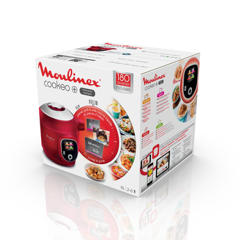 Resim Moulinex Cookeo+ Kırmızı Mutfak Robotu