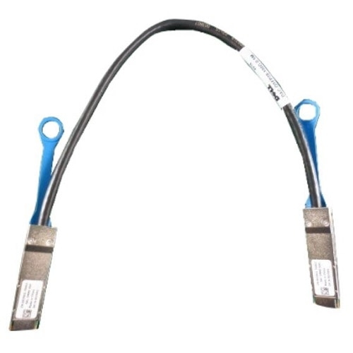 Dell Networking - 100GBase direct attach cable - QSFP28 to QSFP28 - 50 cm - 0.5 m - fibre optic - passive - for Networking S6100, Networking S5224, S5232, S5248, Z9100, PowerSwitch S5212, S5224