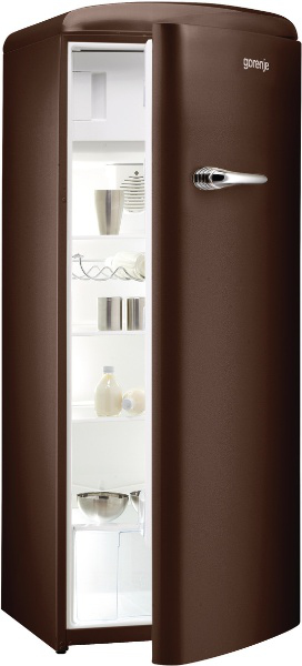 Gorenje RB60299OCH combi-fridge Freestanding Chocolate – image 2