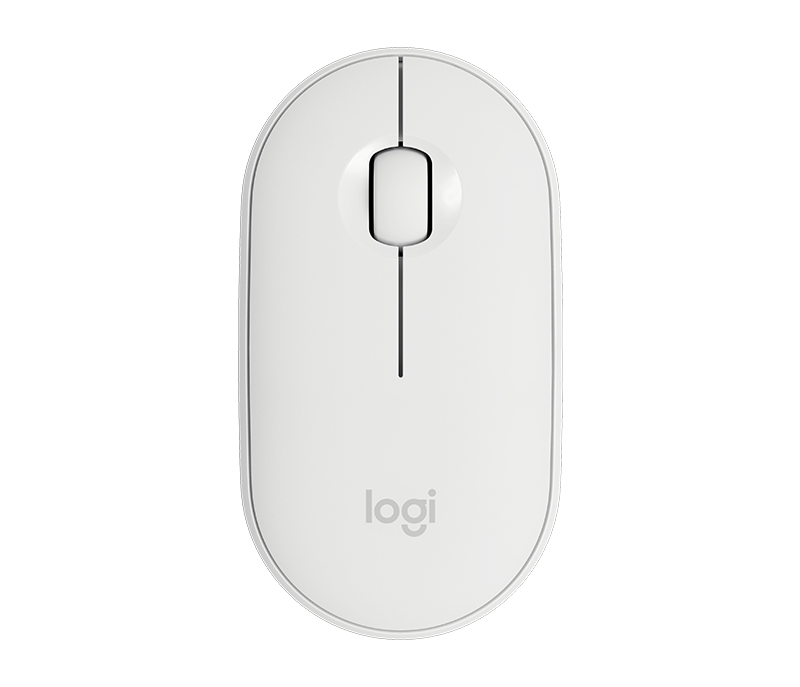Mouse logitech m350 off white inalámbrico receptor usb y bluetooth pc/mac/chrome/linux/android/ipados